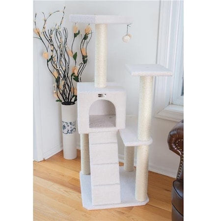 Aeromark B5301 Armarkat Classic Cat Tree 24 X 22 X 53 - Ivory